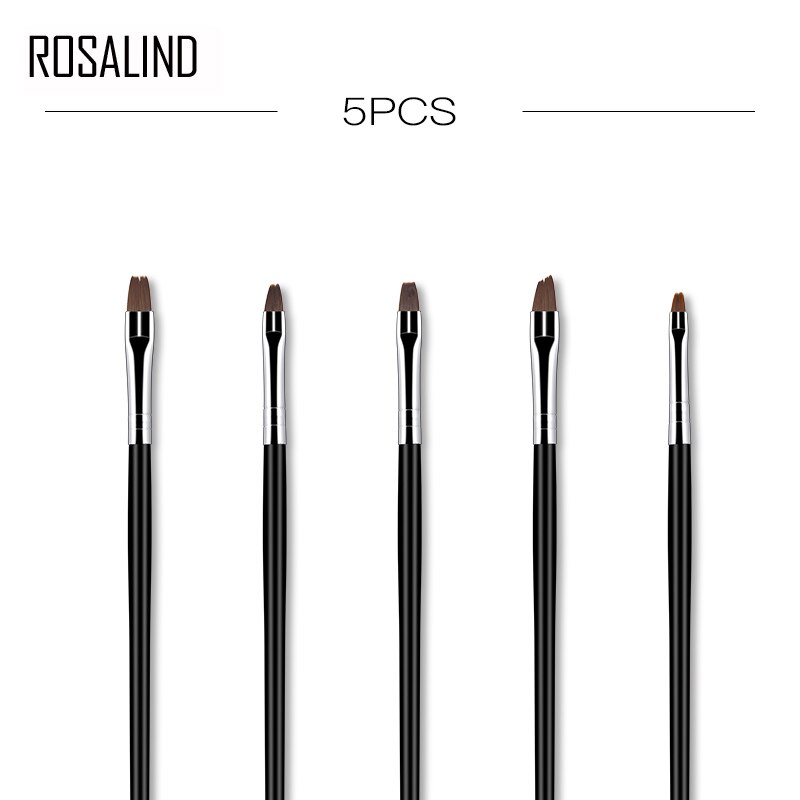 Rosalind neglebørste 20 stk/sæt neglebørster sæt prikker maling tegning neglekunst værktøj polish pensel pen negle manicure: N5040