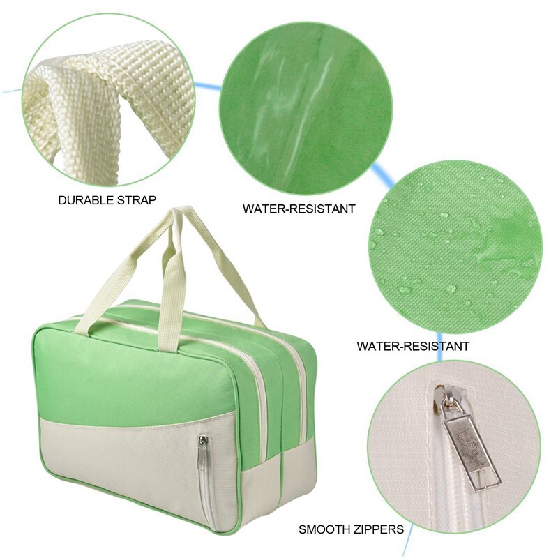 Frau Große Kapazität Wasserdichte Organizer reisetasche Tragbare Strand Dry Und Wet Separator dame Kosmetik Taschen 66