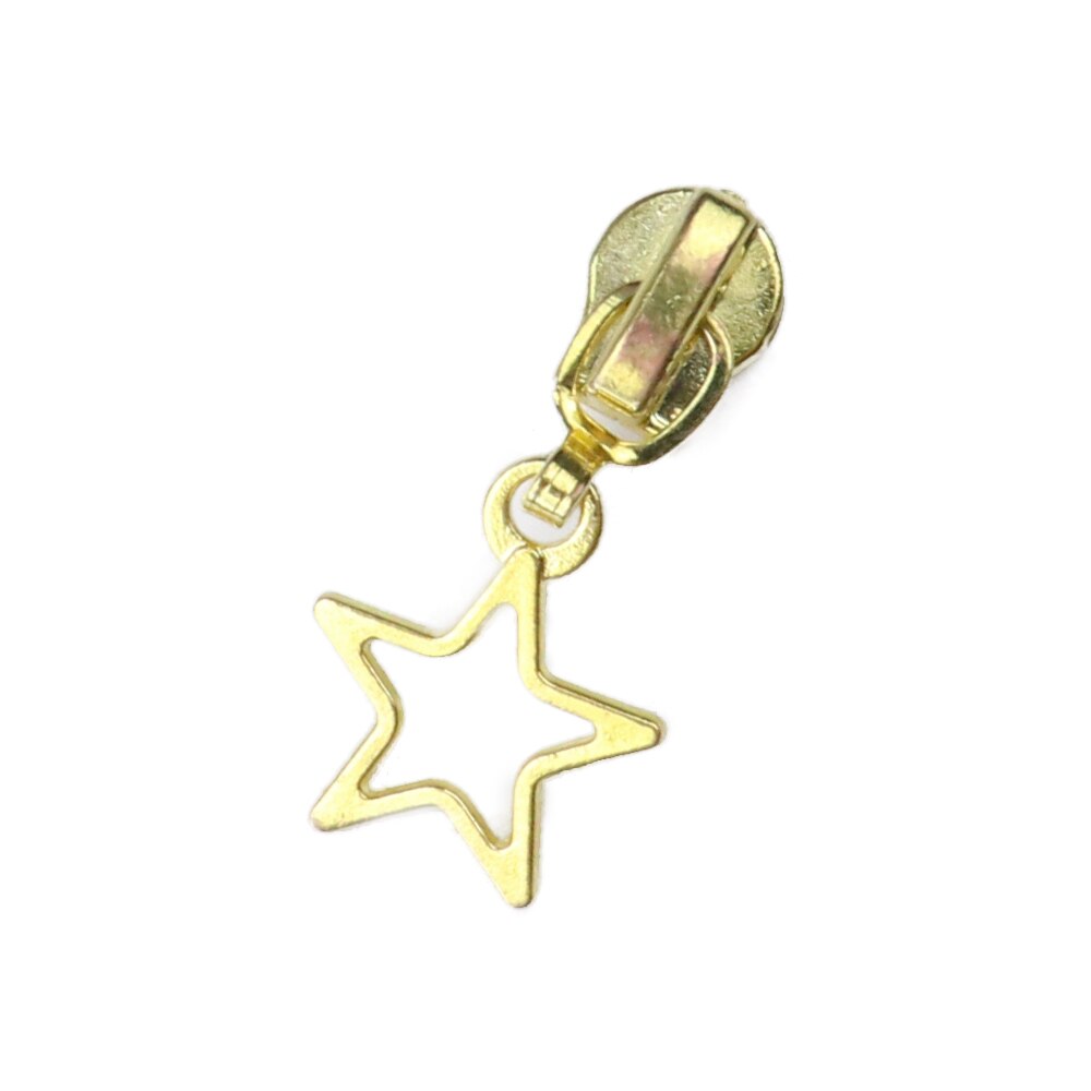 Cremalleras de Metal con cierre automático para ropa, accesorios de costura, 6 piezas, 5 #: A1