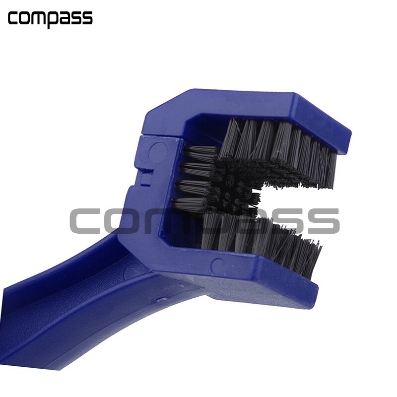 MOTORBIKE SCOOTER MOTORCYCLE BIKE CHAIN 2-SIDED CLEANING BRUSH TOOL CLEANER