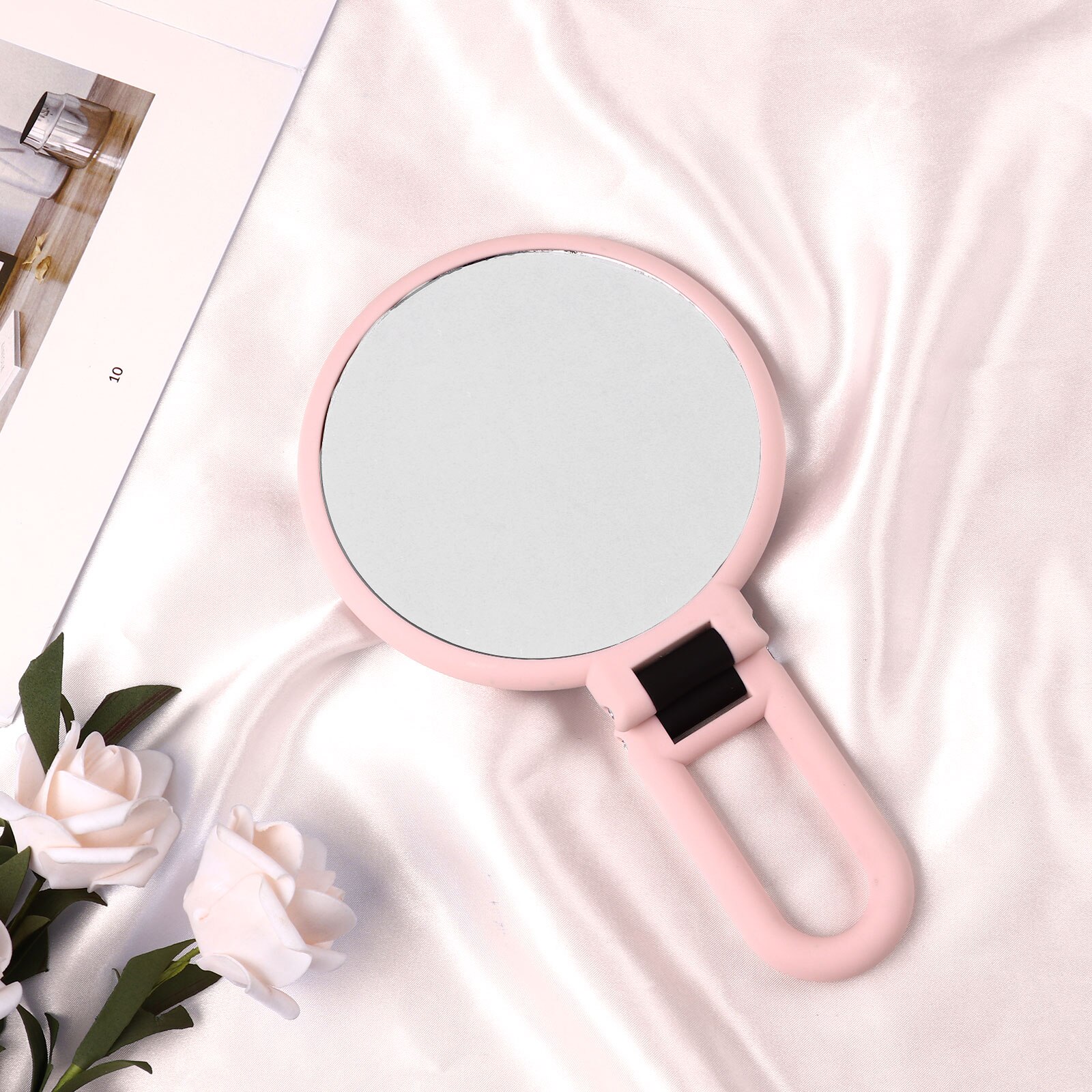 Makeup Mirror 15X Magnifying Cosmetic Mirror Portable Folding Handheld ...