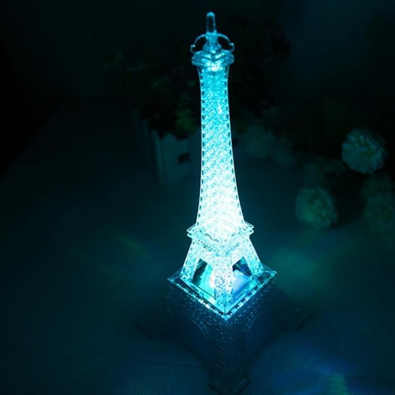 Mini Eiffeltoren Verlichting Lamp Bureau Slaapkamer Nachtlampje Decoratie Tafel LED Lamp Romantische Sfeer Verlichting #1222