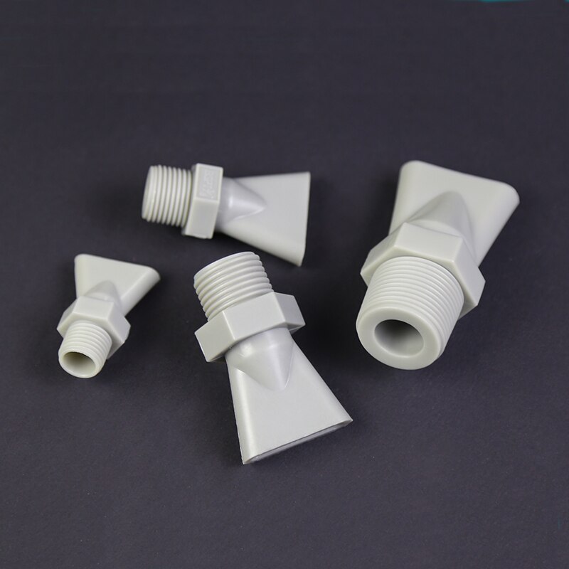 (10pcs/lot)1/4" 3/8" 1/2" 3/4" BSPT , PP Material Flat Wind Jet Air Nozzles, Flat fan spray nozzle plastic water gas spraying