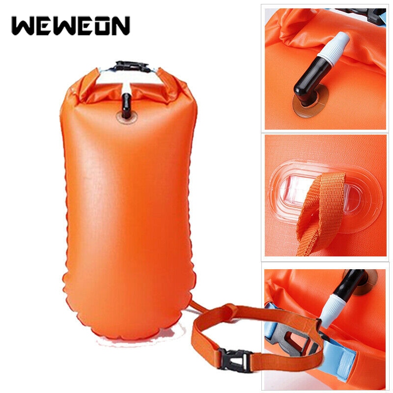 20L Waterproof Bags Safety Swimming Dry Bag Device Floating Inflated Buoy Flotation For Pool Open Water Sea Swim Air Bags