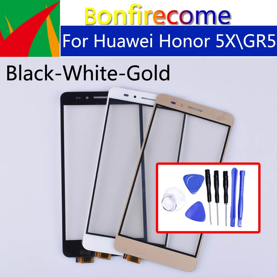 5.5" Touchscreen For Huawei Honor 5X Touch Screen Panel Sensor Digitizer For GR5 KII-L21 L22 L23 L03 L05 Display Glass Lens