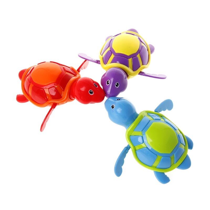 Bonitos juguetes de piscina de tortuga y Tortuga para bebés y niños, tiempo de bañera H55B