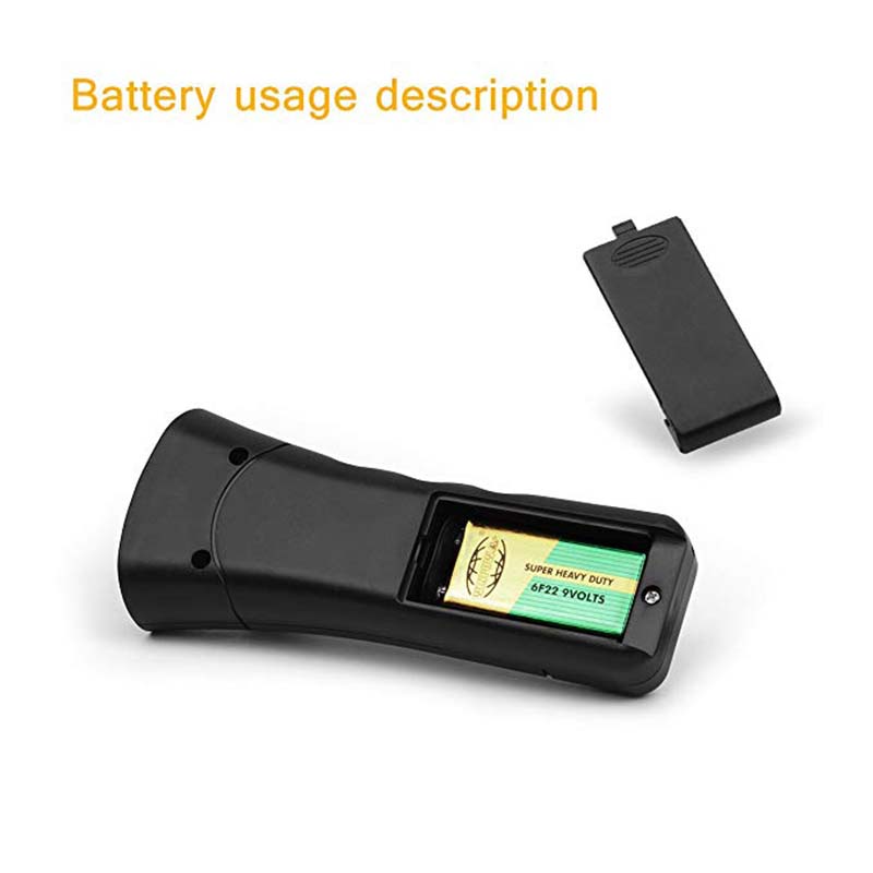 Handheld Dog Repellent Dual Channel Electronic Animal Repellent Handy Ultrasonic Dog Training Pet Bark Stopper for Outdoor