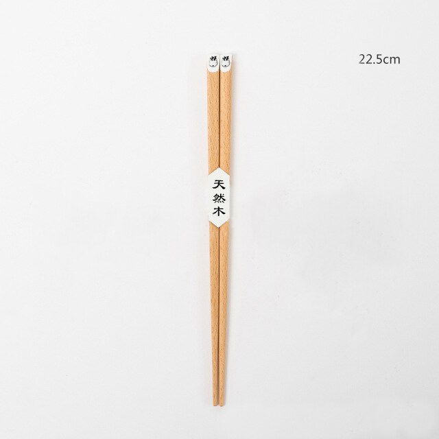Natürliche Holz Stäbchen Koreanische Stil Nette Ebene aufbringen Stäbchen Umwelt Freundliche Mehrweg Stäbchen: Hirsch