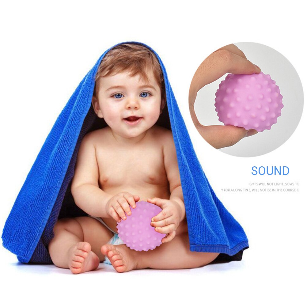 Infant Soft Textured Multi Sensory Touch Hand Ball Toy Baby Tactile Pinch Bath Toy Balls Develop Sensory Educational Toys