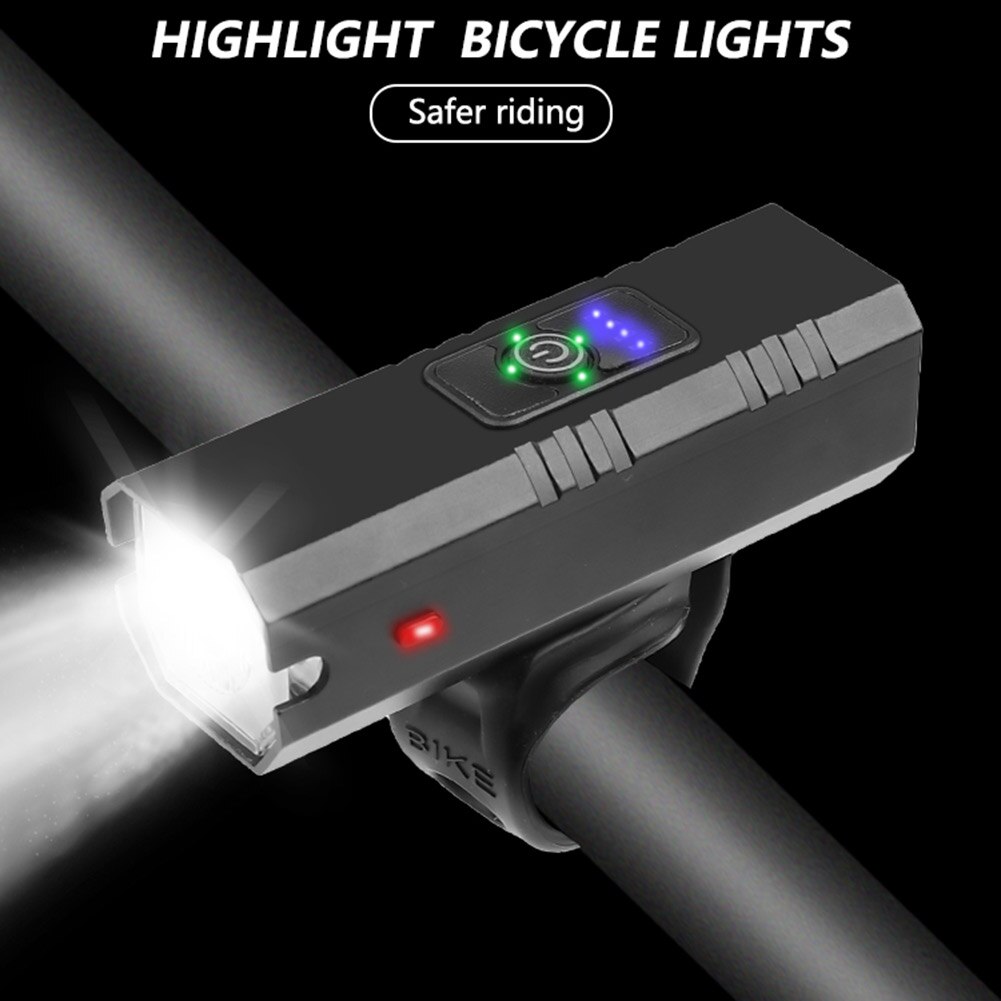 800LM Front Lamp Fiets Licht Oplaadbare Koplamp Mountainbike Zaklamp Installatie Persoonlijke Fiets Onderdelen