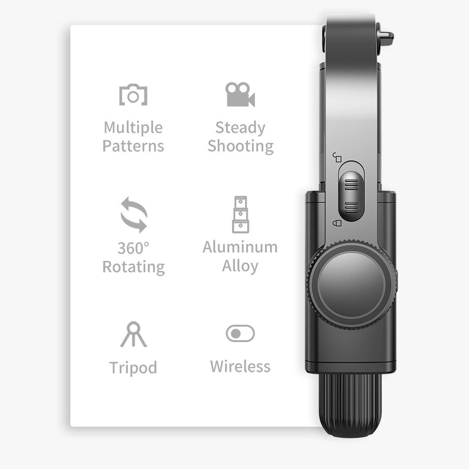 FANGTUOSI Neue Handheld Gimbal Stabilisator einbeinstativ stativ Für Smartphone Telefon Aktion Kamera Video Rekord Vlog Live