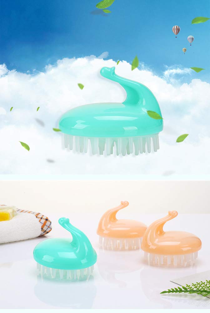 CY00150 Baby Hair Scalp Massager Shampoo Brush with Soft and Durable Silicon Bristles Latest Improved Scalp Care Brush Tool