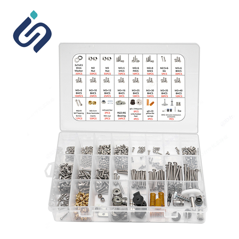 3D Printer Accessories Complete Hardware Fasteners Kit For Voron 0.1 3D Printer Machine BMG Extrusion Parts Tools