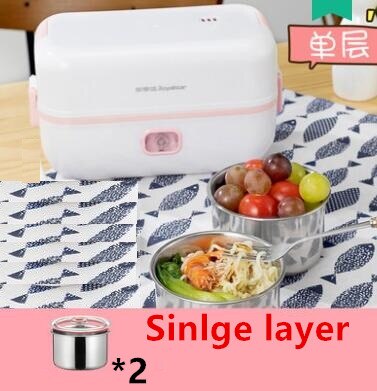 220V Portable Electric Rice Cooker Mini Multi Food Cooker Electric Lunch Heating Box Steaming Cooking Pot Machine: 2