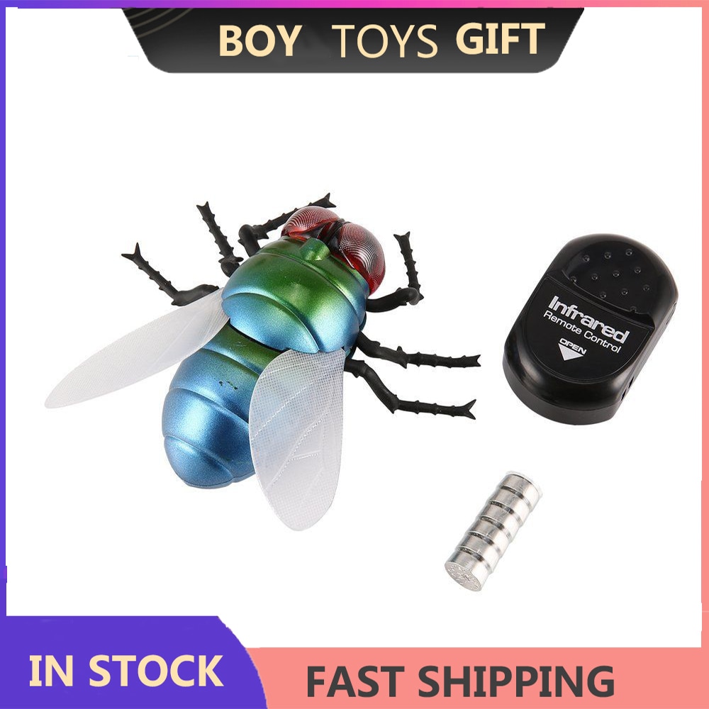 Rc Dier Fly Insect Speelgoed Infrarood Afstandsbediening Realistische Huisvlieg Gadgets Electronicos Huisdieren Grappig Speelgoed