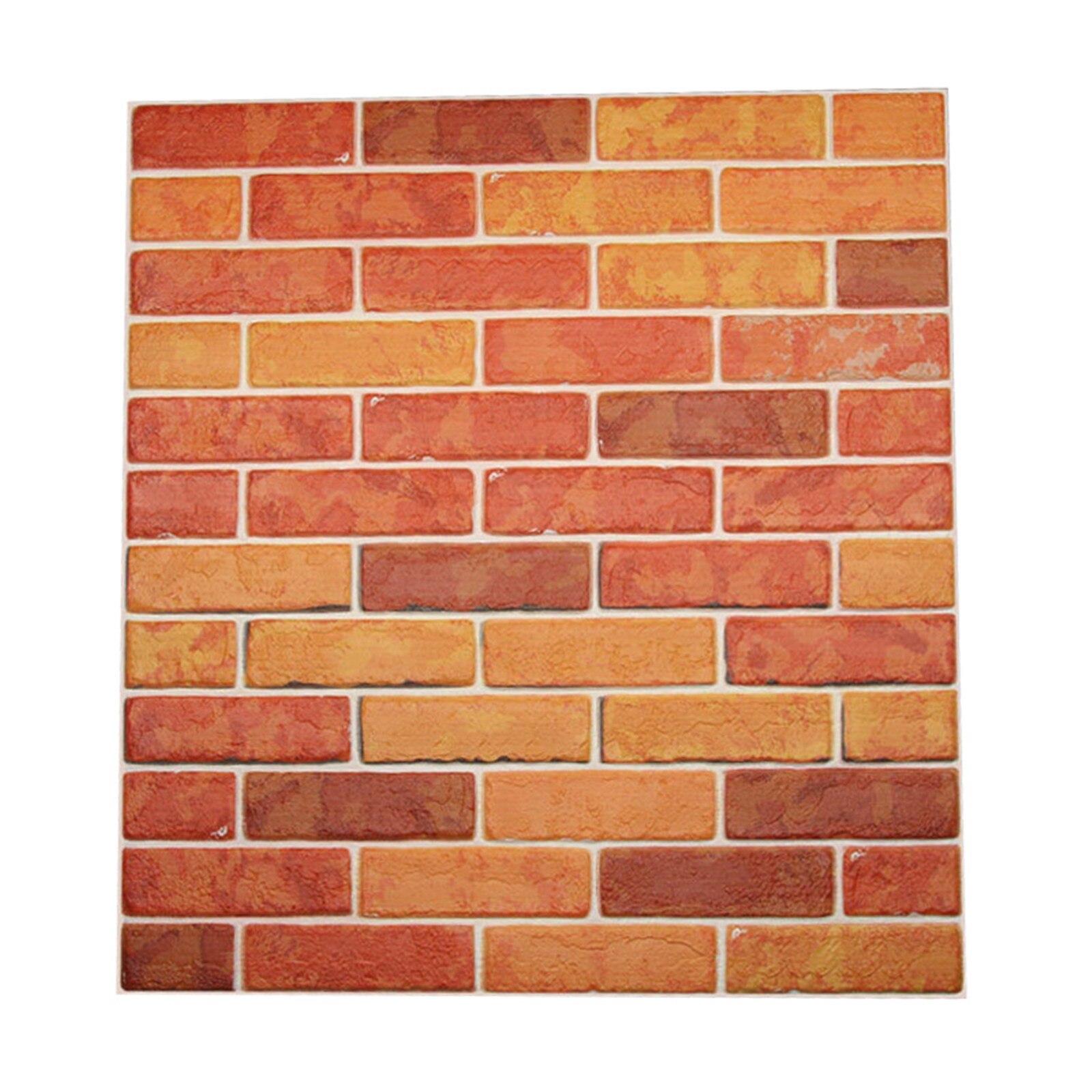 3D Foam Tile Wall Sticker Wallpaper Decor Foam Waterproof Wall Covering Wallpaper Self-Adhesive 3D Brick Sticker Foam Wallpaper