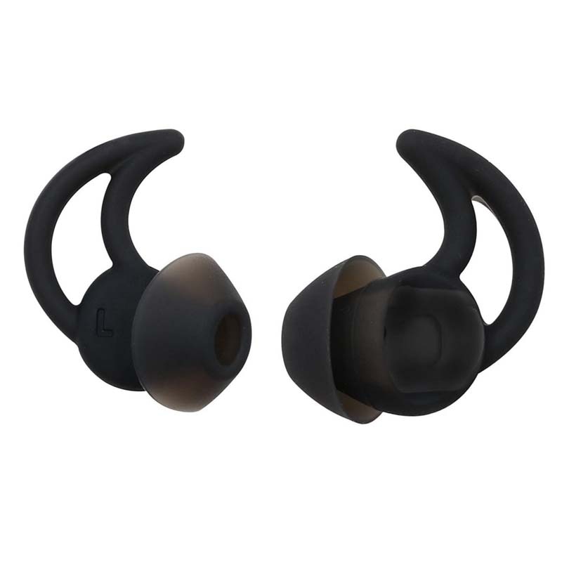Geschikt Voor Bose Quietcontrol 30 QC30 QC20 QC20i Soundsport Draadloze Siliconen Oordopjes Siliconen Mouw Haaienvin Oorbeschermers: Black L