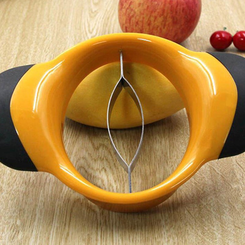 1pc rostfritt stål mango pitter stenar kärna skärare frukt hackare splitter skärare köksredskap tillbehör skärkniv