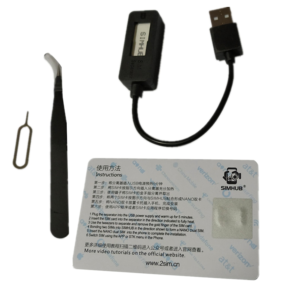 Dual Sim Card Double Adapter Convertor For IPhone 5/6/7Plus/8/XS