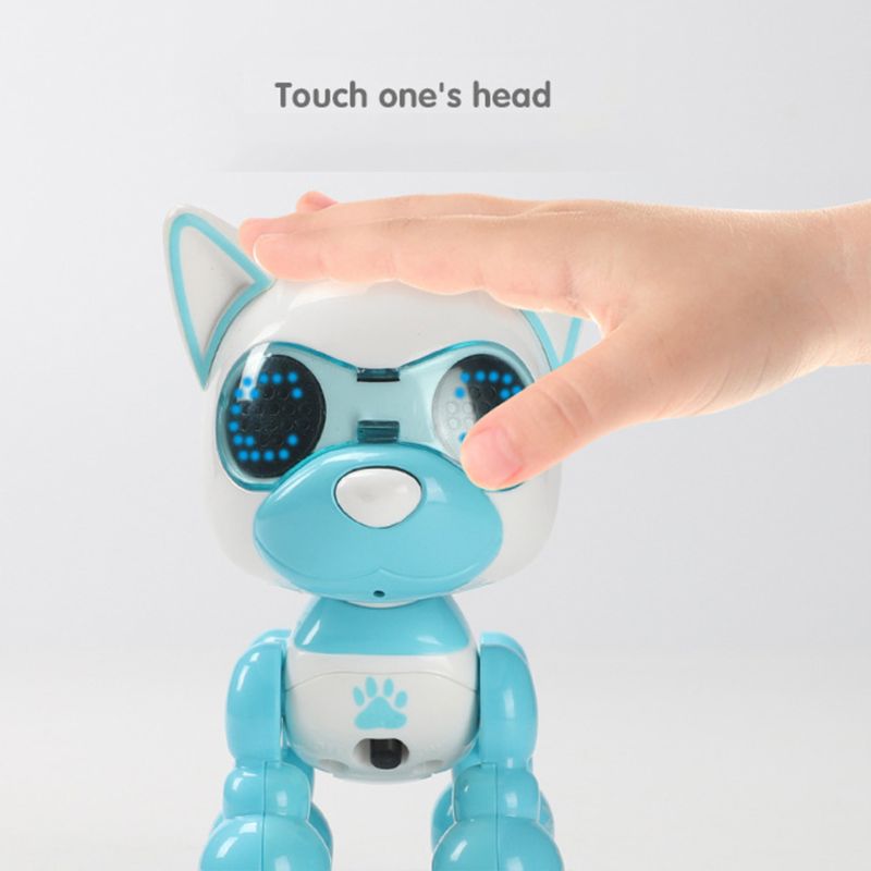 Smart Robot Pet Dog Talk Toy Interactive Smart Puppy Robot Dog Electronic LED Eye Sound Recording Singing Sleep Kids