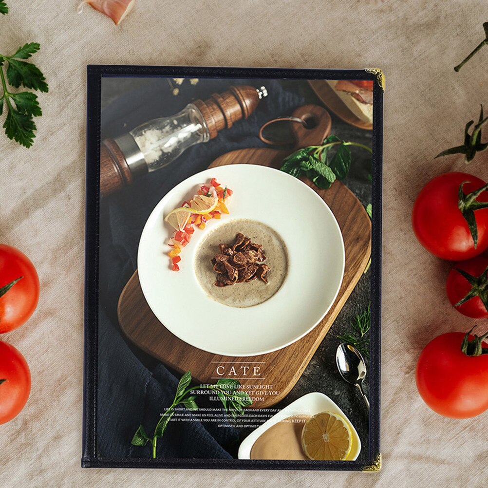 2 Stuks Clear Recept Cover Bar Recept Protector Waterdichte Menu Houder Voor Restaurant