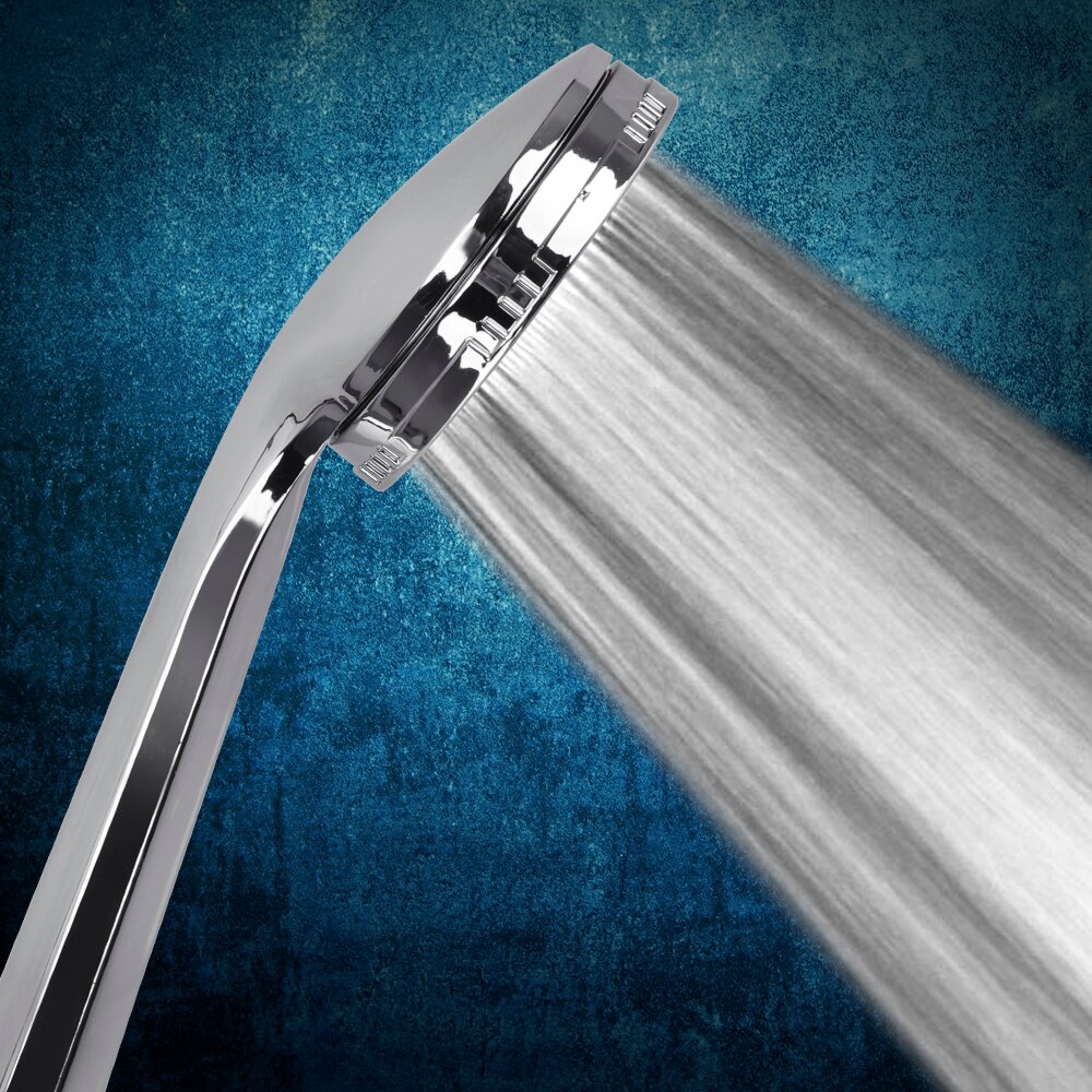 1pc Pressurized Nozzle Shower Head High Pressure Rainfall Chrome Bath Shower HeadWater Saving Spray Nozzle Shower Accessories