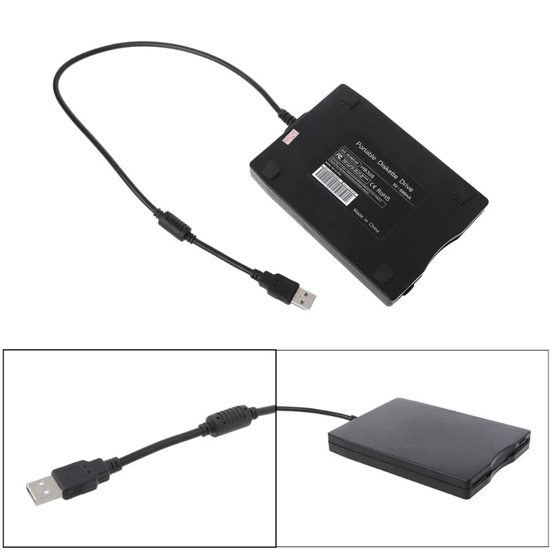 1 Pc Draagbare Lezen Schrijven 3.5 Inch Usb Externe Floppy Disk Drive Diskette Fdd Voor Laptop