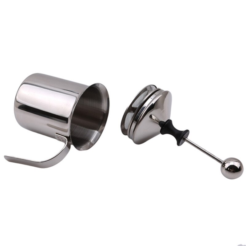 Useful Stainless Steel Milk Frother Double Mesh Milk Creamer Milk Foam For Coffee Maker Kitchen Accessories: Default Title