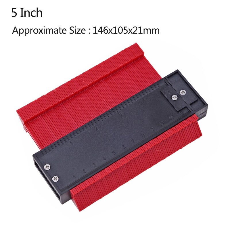 5 "10" Contour Duplicatie Gauge Carpenter Tool Meten Radiant Heerser Contour Meter Markering Tegel Bezuinigingen Betegelen Laminaat Gereedschap