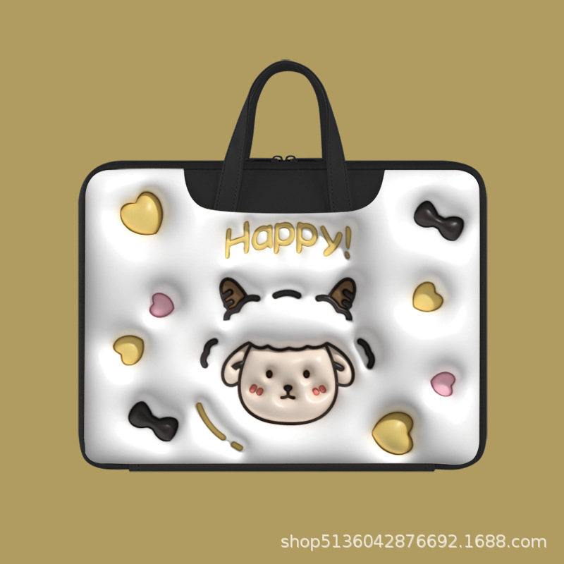 Uitbreidbare Air-laptoptas voor 13/14 inch computer 15,6 inch laptoptas: plum