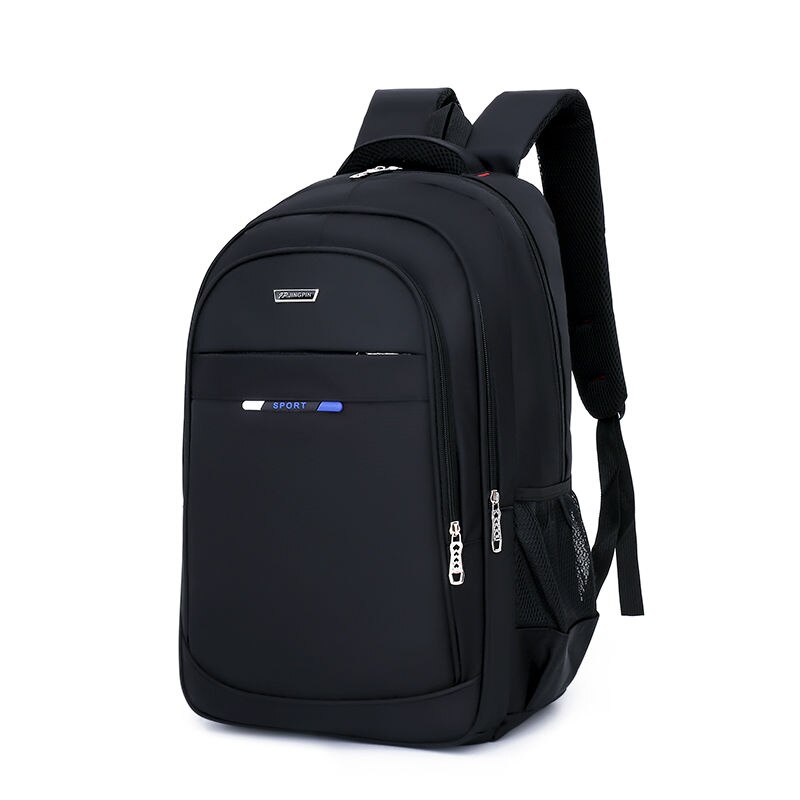 Men&#39;s Backpack Oxford Cloth Material British Leisure College Style Multi-functional Large Capacity: Blue