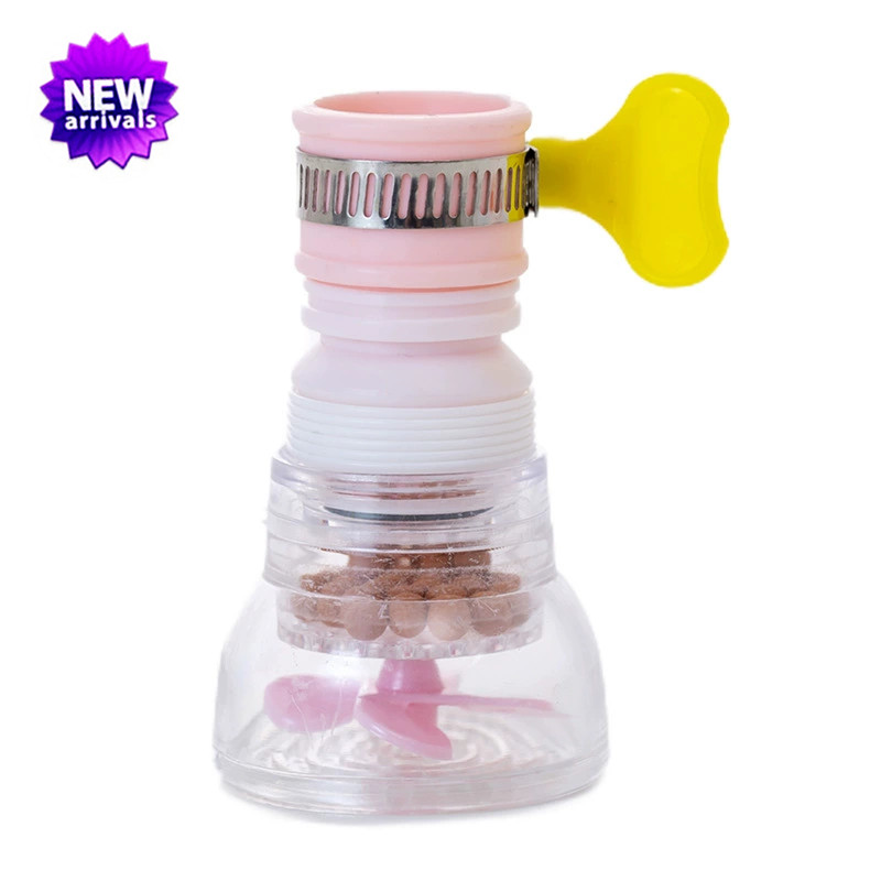 Waterbesparing Kan Telescopische Kraan Universele 360-Rotatie Kraan Waskolf Draaibare Filter Kraan Extenders Keuken Badkamer Accessoires: Goud