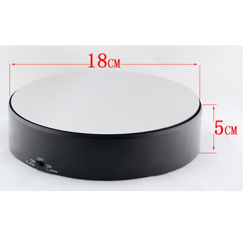 360 Degree Electric Rotating Display Stand Mirrored Display Turntable Automatic revolving platform with 2C batteries