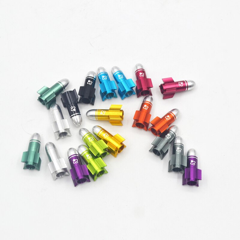 2Pcs/ Set Fouriers Bicycle valve cap VL-PE006 Bike Both USA & Presta valve cap Alloy 6061-T6 Bike valve cap Accessories