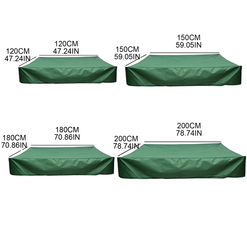 Oxford Doek Vierkante Zandbak Cover Tuin Zwembad Bescherm Covers