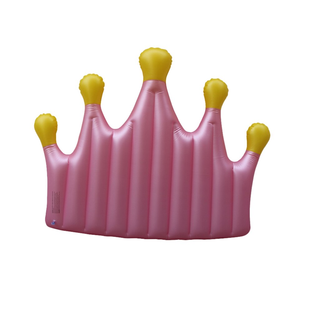 1PC Crown Shape Float Bed Inflatable Floating Bed Swimming Pool Mat Water Floating Cushion