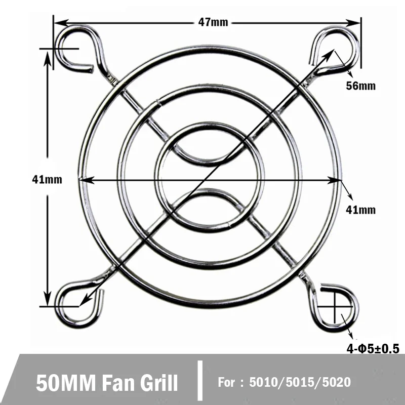 10PCS Cooling Fan Guard Metal Grill Computer Fan Grill Cover 30mm 40mm 50mm 60mm 70mm 80mm 90mm 120mm 135mm 140mm 170mm 200mm: WHITE