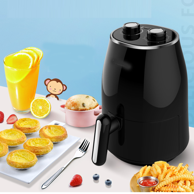 J1500B Oil-free Air Fryer 1.5L Electric Fryer Fries Machine Shabu-shabu Fried Chicken Home Automatic