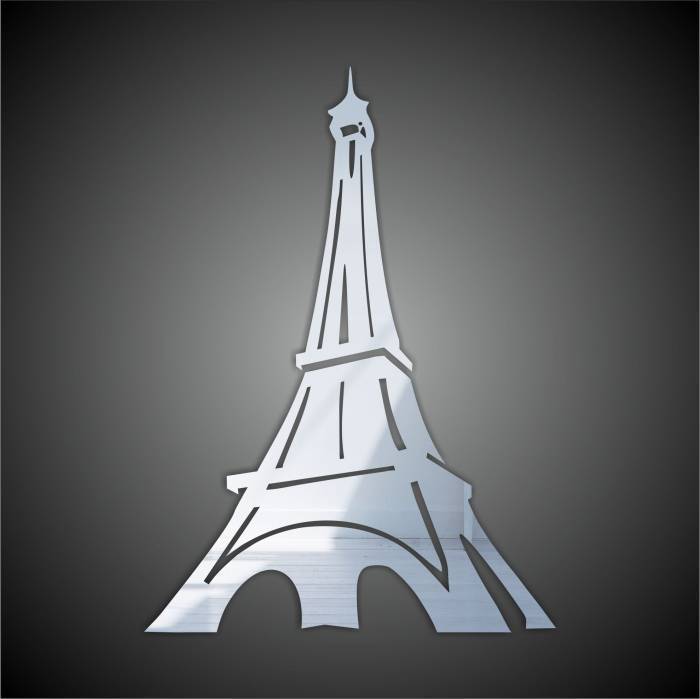 Acryl spiegel diy kunst muurdecoratie stickers woonkamer decor grote 3d toren diy muurschildering achtergrond moderne kantoordecoratie cms 08: Zilver