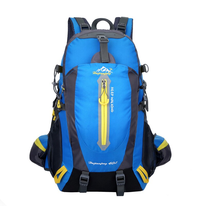 Udendørs rygsæk 40l rejser klatring rygsække vandtæt rygsæk bjergbestigning taske nylon camping vandrerygsæk