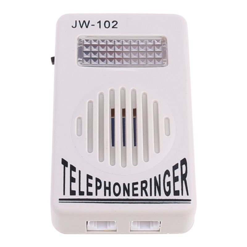 Telephone Ringer Phone Amplifier Ring Speaker Strobe Light Flasher Bell Extra-Loud Sound Wall Hanging HX6A