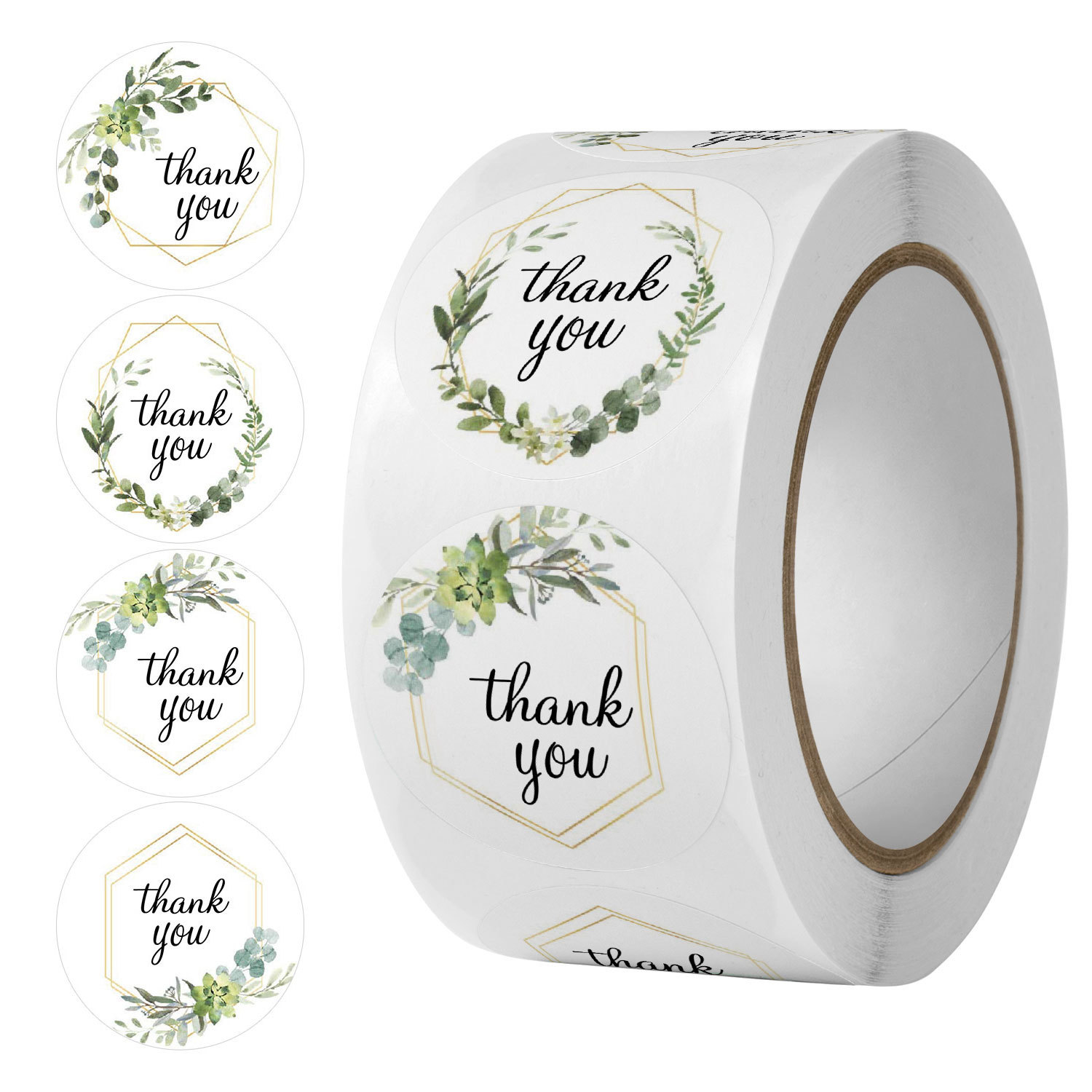 Pegatinas de agradecimiento para joyería, etiquetas autoadhesivas para envolturas de de boda, bolsa de embalaje para pequeñas empresas, , 25mm, 500 piezas: Azul