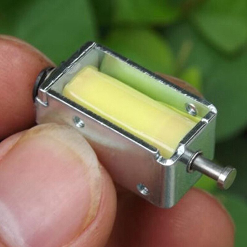 Micro électro-aimant à ressort 12V cc | Tige de Type traction, tige d'électroaimant 4mm 1 pièce