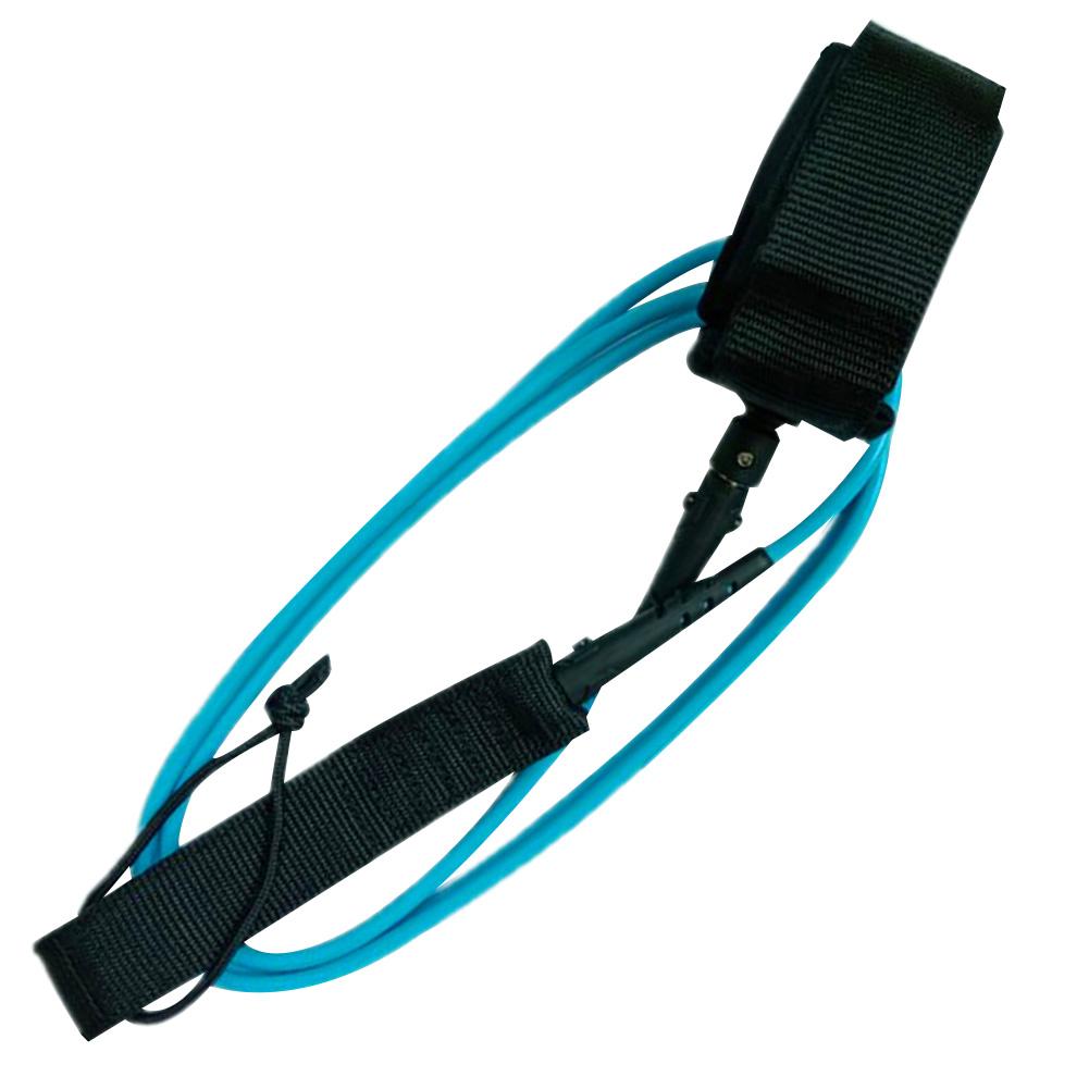 Cuerda de Seguridad para tabla de Surf de acero inoxidable, 6 pies, 5,5mm, TPU, nailon: Azul
