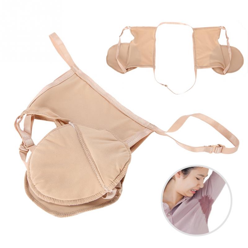 Soutien-gorge de protection contre la transpiration des aisselles en coton réutilisable