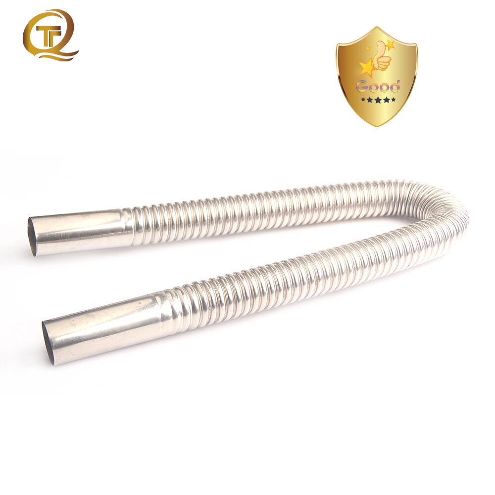 Air Parking Heater Stainless Steel Exhaust Pipe Round Tube 60CM Gas Vent For Exhaust Parking Air Diesel Heater