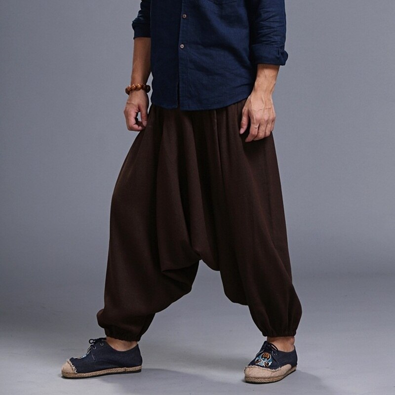 Pantalones cruzados de estilo chino para hombre, pantalón holgado de Hip Hop, Joggers, pantalones Harem, TA311, primavera, 2022