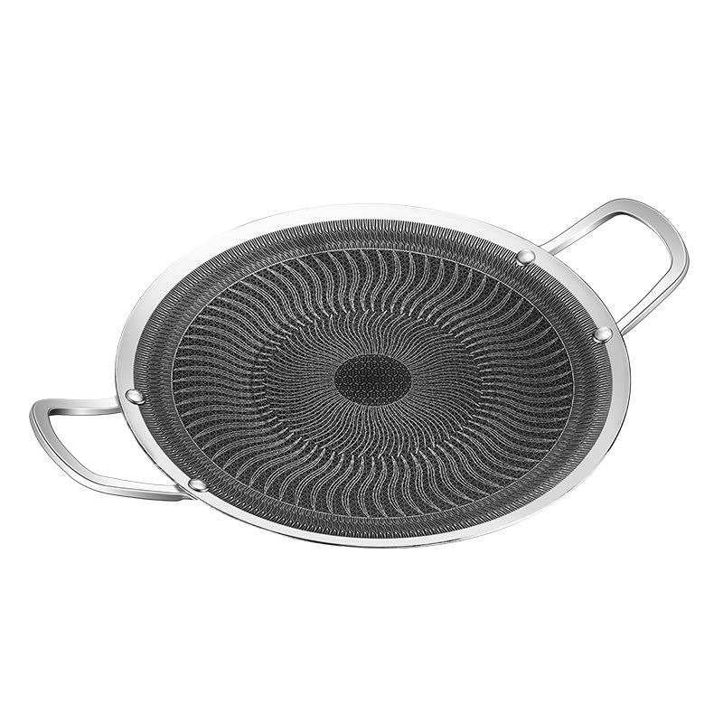 Grill platte 316 Edelstahl Outdoor Grill Topf Haushalt koreanische Eisenplatte Kochen Induktion sherd Bratpfanne