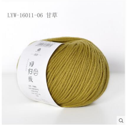 300g(50g*6pcs) 100% Merino Wool Yarn Coarse Wool Hand Woven Knitting Wool Thread Knit Scarf: LYW1601106