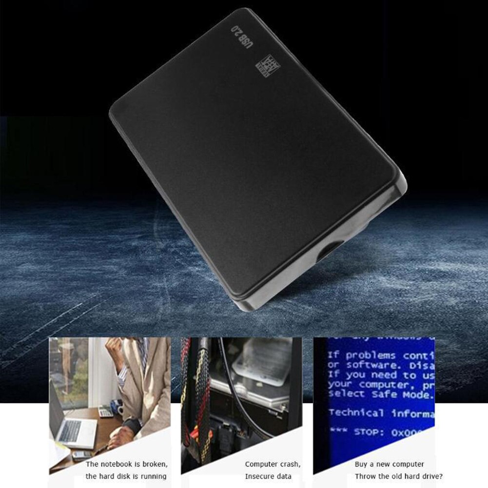 Plastic 3Tb Usb 2.0/3.0 Harde Schijf Behuizing 2.5 Inch Sata Ssd Hdd Mobiele Case Hd Behuizing Super speed Voor Windows